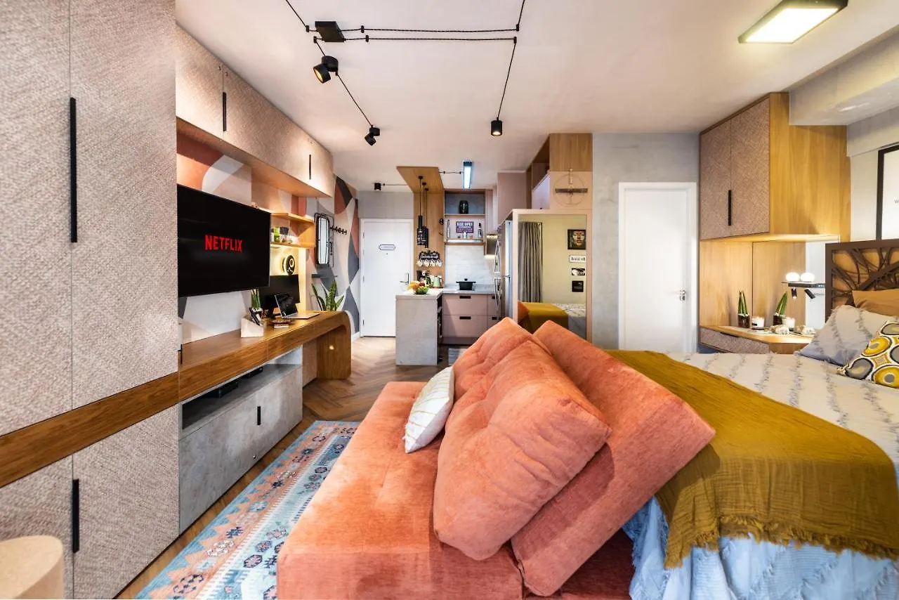 Edificio Setin Republica Downtown: Charming Apartment with Pool & Gym Sao Paulo