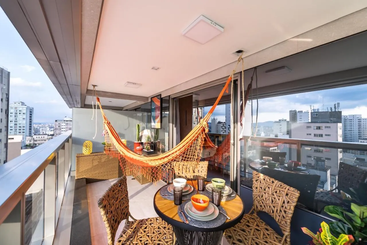 Edificio Setin Republica Downtown: Charming Apartment with Pool & Gym Sao Paulo